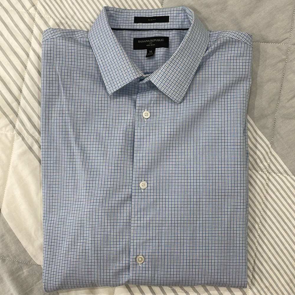Mens banana republic dress shirt
